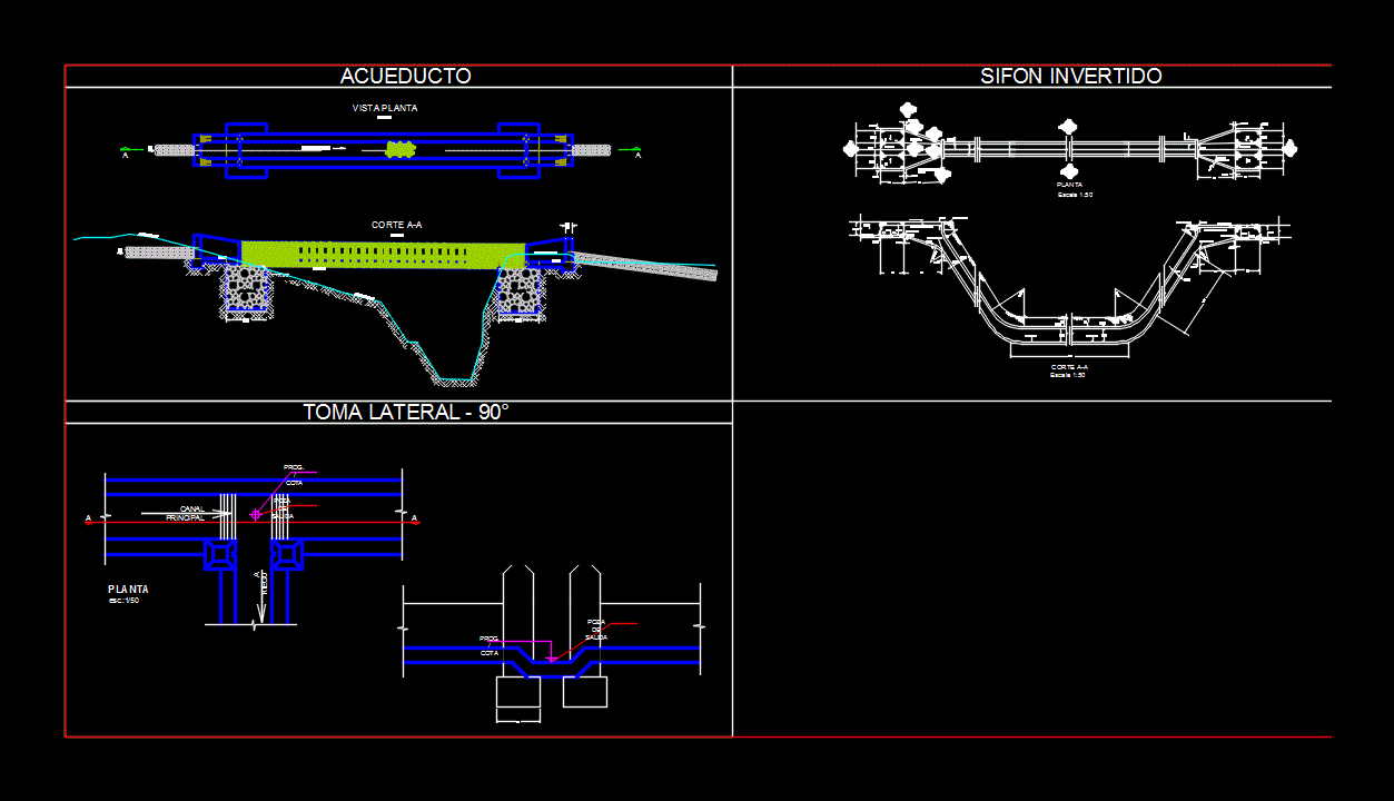 progettazione dell'acquedotto