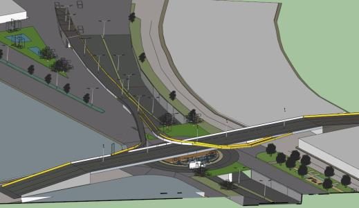 proposta de estrada urbana