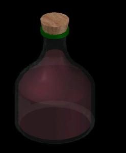bottiglia di vino 3d