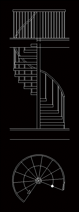 Escada em caracol