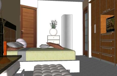 master bedroom 3d skp