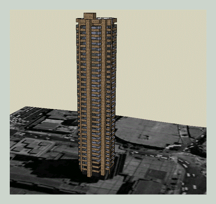 Torre del centro civico de lima