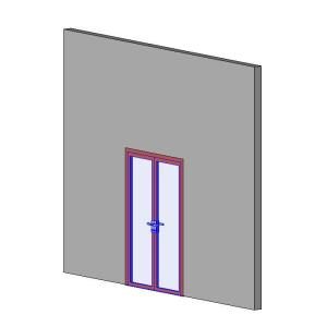 porta esterna in vetro colorato