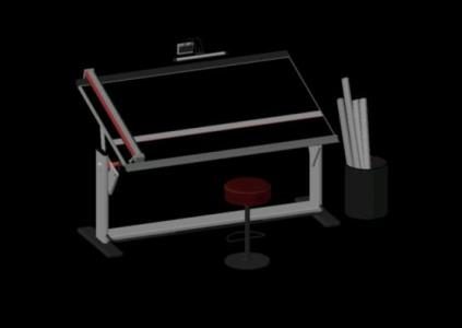 scrivania da disegno 3d