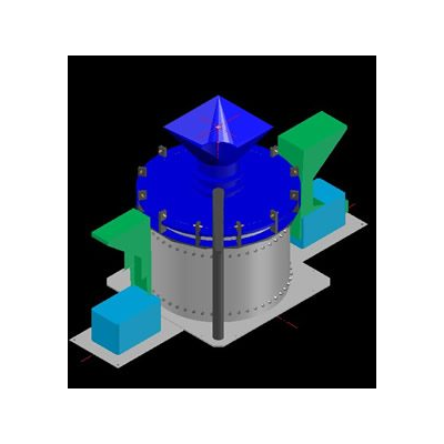 Mulino per clinker Magotteaux 3d