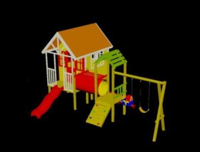 3d house game