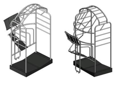 Gym equipment - stretch cage