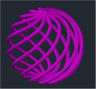 Spiral sphere