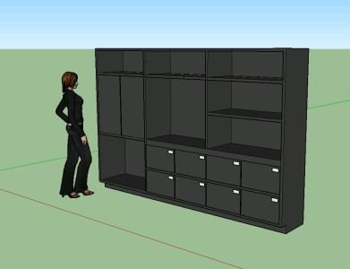 3d office cabinet