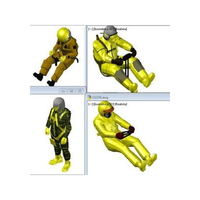 Pilotos de avion 3d