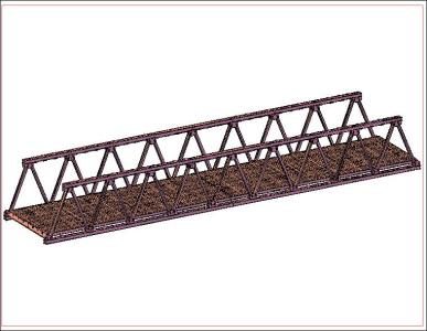 ponte in struttura d'acciaio