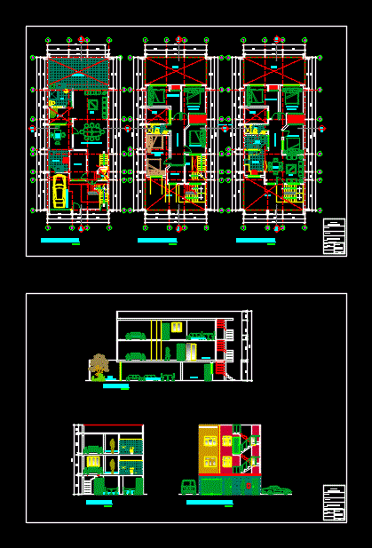 Habitation multifamiliale de 3 étages