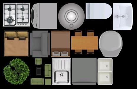 Furniture images for bmp renderings