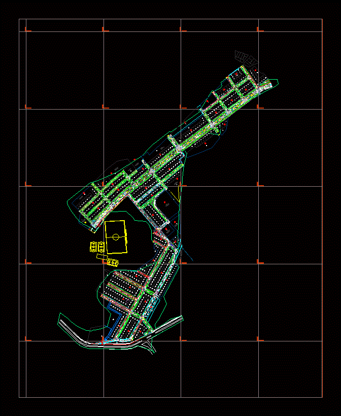 Model for plans of vias.libertadores - city of moquegua