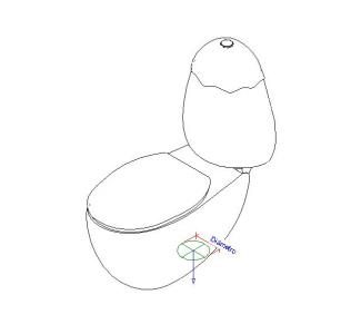 egg shaped toilet