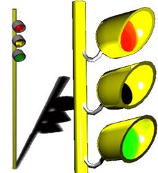 traffic light 3d