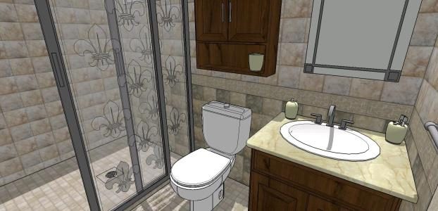 salle de bain 3d