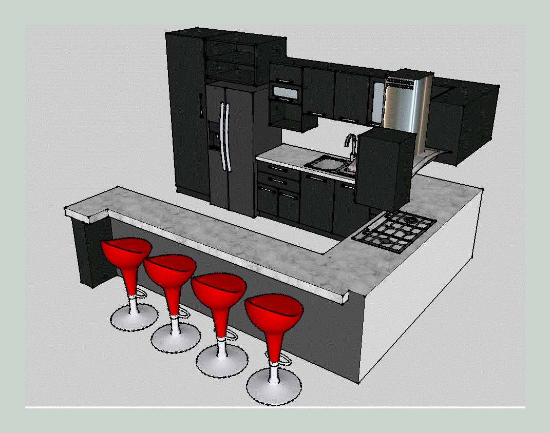 3D-Küchendesign