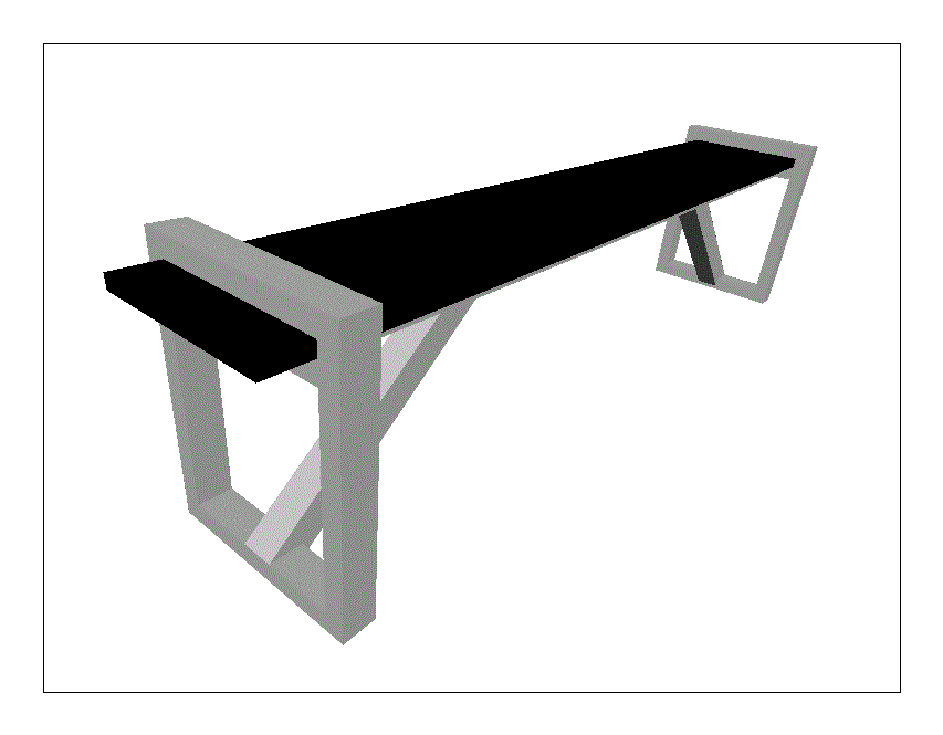 Long structure bench