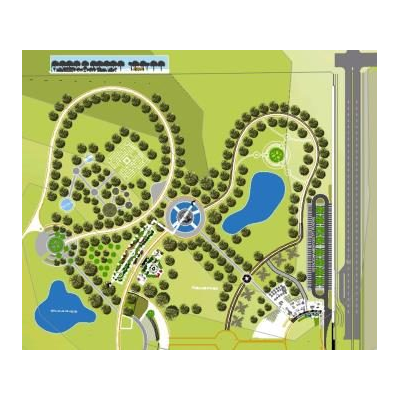 Allgemeiner Plan des Stadtparks