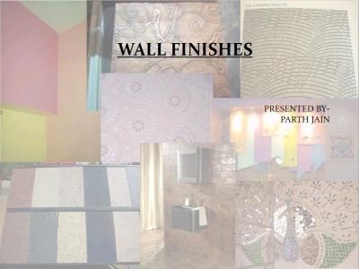wall finishes