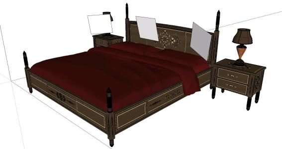 Luxurious double bed skp