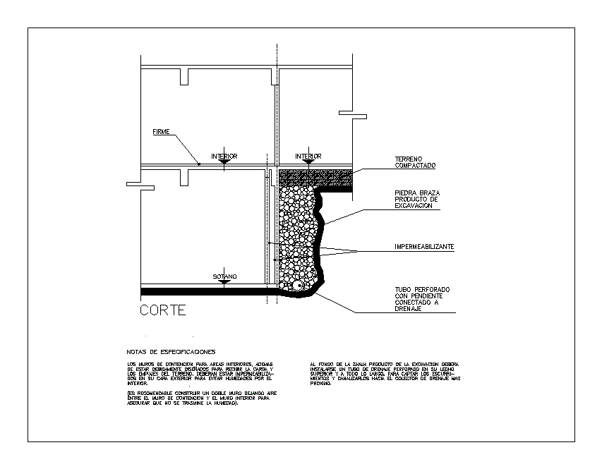 Muro de contenção de concreto armado