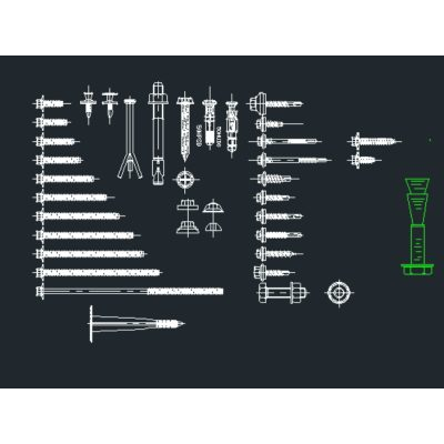 Bloque de tornillos para multiples usos
