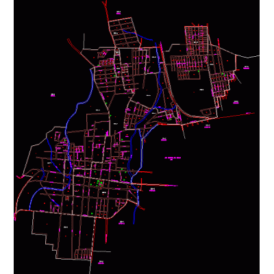 Mapa Urbano Purisima de Bustos
