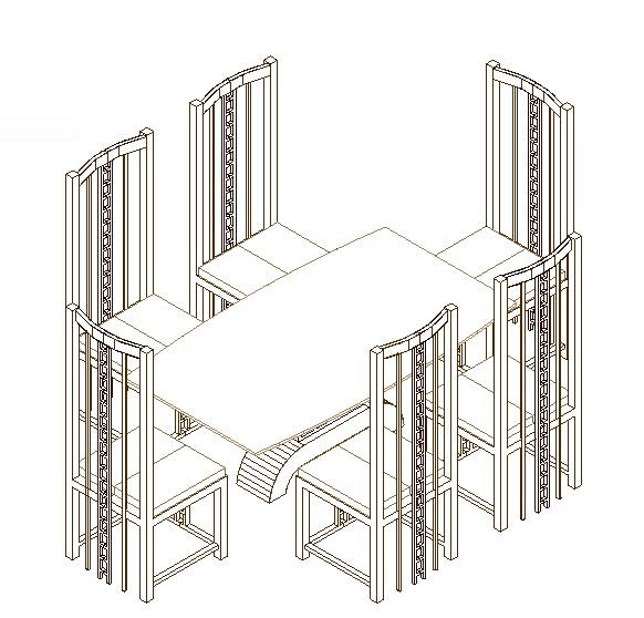 Table et chaises