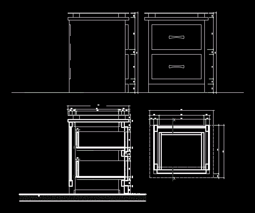 Furniture Drawer Design In AutoCAD CAD library