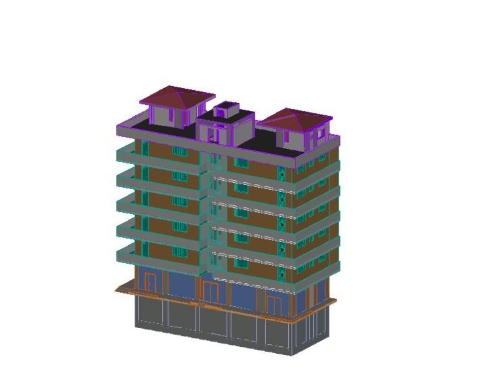 Conception complète du projet de construction en 3D.