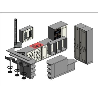 Cocina completa revit