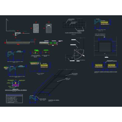 Detalles constructivos en pistas y veredas