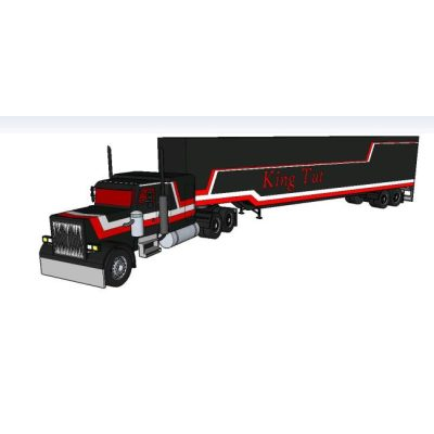Pterbilt ytrailer camion