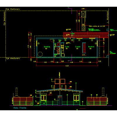 Casa Moderna en Terreno Compacto