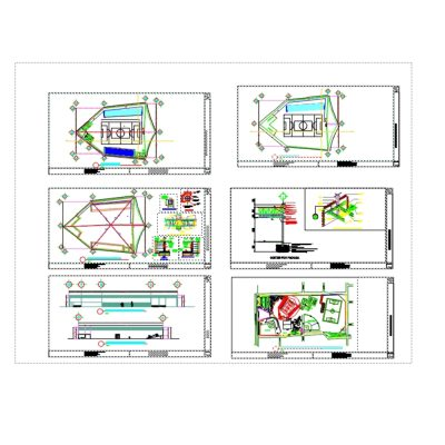 Gimnasio Multifuncional con Canchas Gemelas
