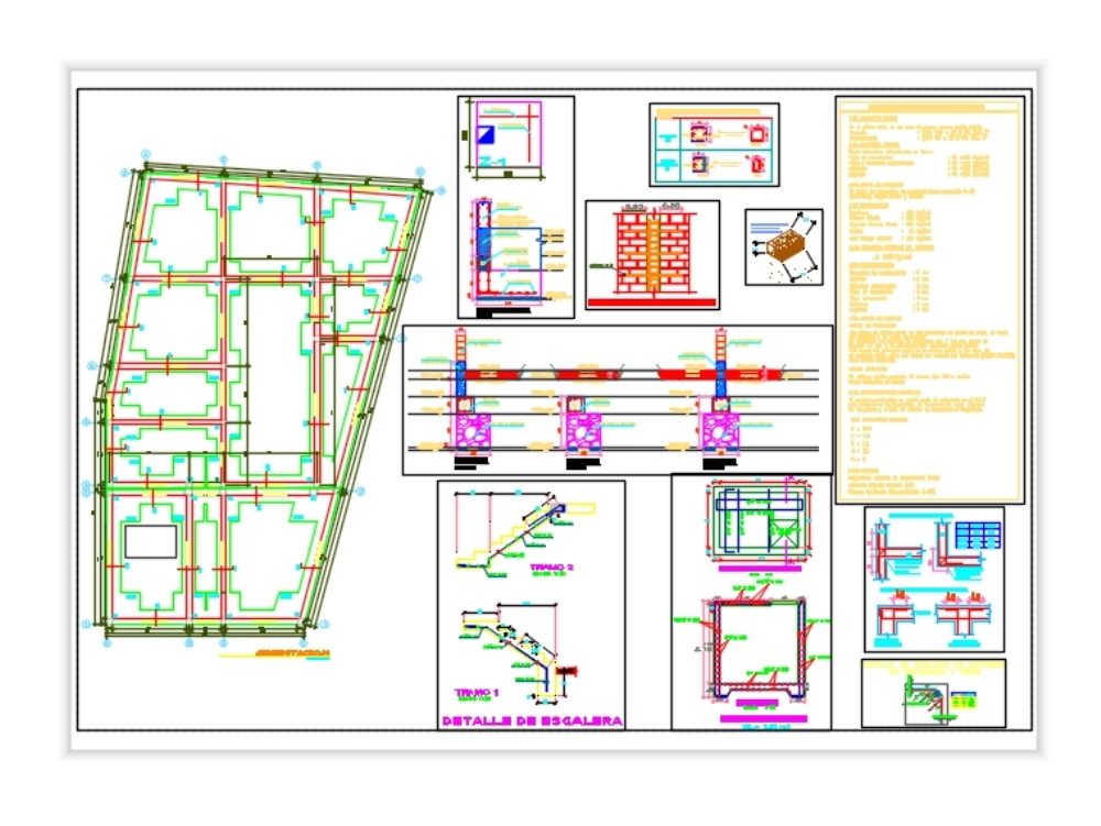 Absorbente Contratado Víctor Planos De Cimentacion Cisterna En AutoCAD | Librería CAD