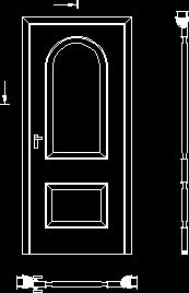 solid door