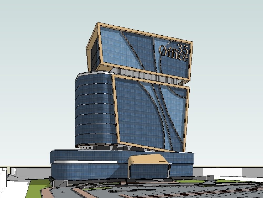 office tower35 located in palembang