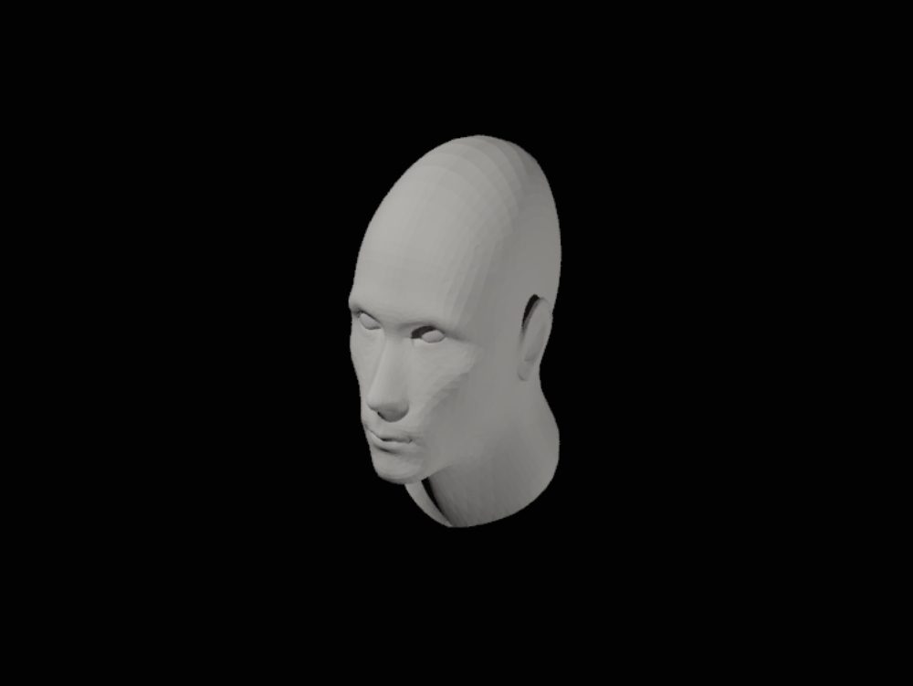 Kopf einer menschlichen Person