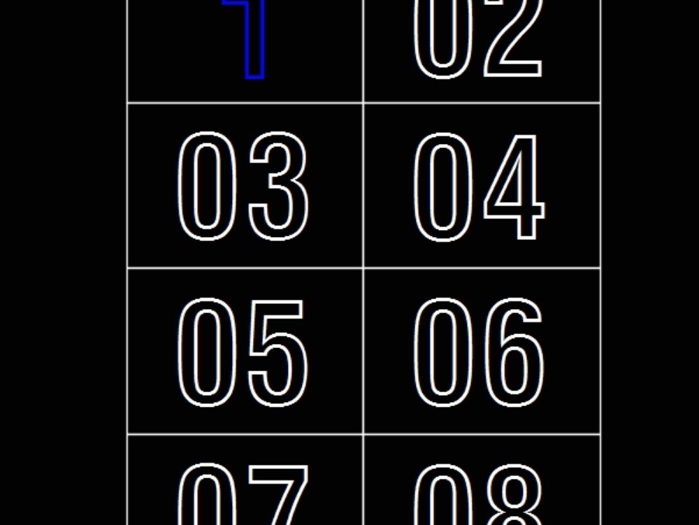 vectorized numbers