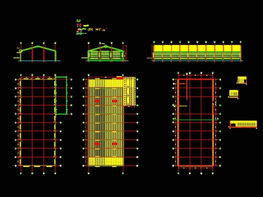 Progettazione della struttura del capannone industriale