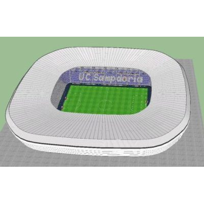 Estadio de futbol 3d