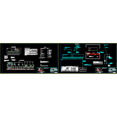 Electrical installation of power for electric motors thermal power plant