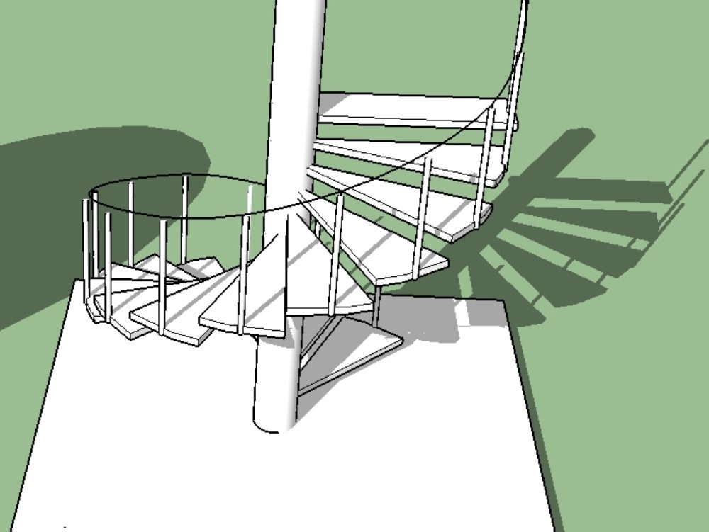Escaliers de base dans les outils sketchup