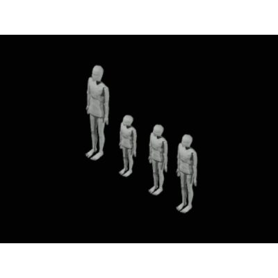 3d human figures