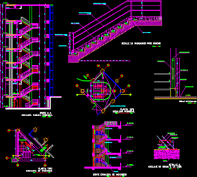 detalhes de escadas