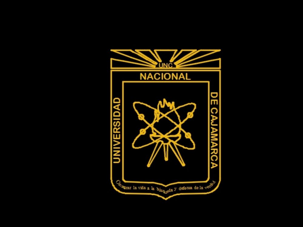 Abzeichen der nationalen Universität von Cajamarca; Peru