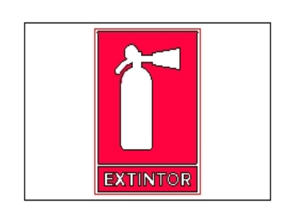 Fire extinguisher signs sign
